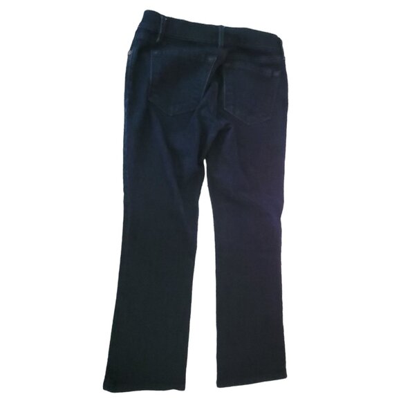 Ann Taylor LOFT Modern Kick Crop Jeans Womens Size 26 Low Rise Dark Wash Denim - Picture 3 of 6